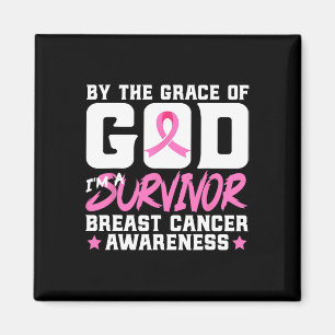 Aimant Par la grâce Dieu Je suis un survivant Cancer du s