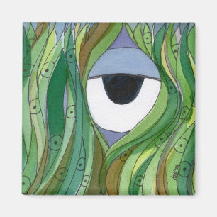 Aimant Par l'aimant de regard d'herbe