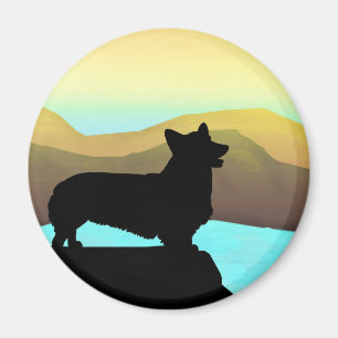 Aimant Par le corgi de Gallois de mer