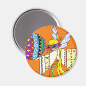 Aimant Par les ailes d'un ange l'art populaire ukrainien (Recto/Verso)