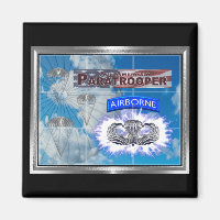 Parachutiste et drapeau américains Extraordinaires