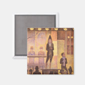 Aimant Parade de cirque de Georges Seurat (Recto/Verso)