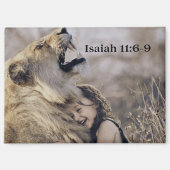 Aimant Paradis avec animaux (Recto)