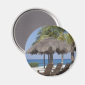 Aimant Paradis mexicain de la plage (Recto/Verso)