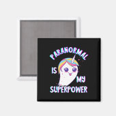 Aimant Paranormal Superpuissance Fantôme Unicorne Fantôme (Recto/Verso)