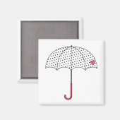 Aimant Parapluie d'amour (Recto/Verso)