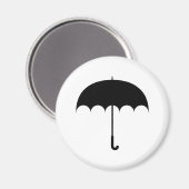 Aimant Parapluie noir (Recto/Verso)