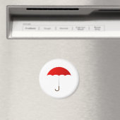 Aimant Parapluie rouge (In Situ (Lave-vaisselle))