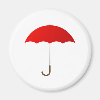 Aimant Parapluie rouge