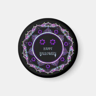 Aimant Parapluie violet & coeurs .7