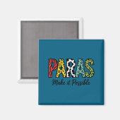 Aimant Paras rendent possible enseignant parapro (Recto/Verso)