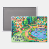 Aimant Parc à thème Efteling Pays-Bas (Recto/Verso)