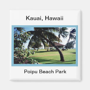 Aimant Parc de plage d'Aimant-Poipu, Kauai, Hawaï