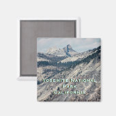 Aimant Parc de Yosemite, Californie (Recto/Verso)