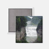 Aimant Parc d'état de Letchworth Cascades supérieures et  (Recto/Verso)