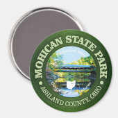Aimant Parc d'État de Mohican (Recto/Verso)