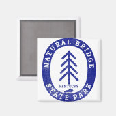 Aimant Parc d'état de Natural Bridge (Recto/Verso)