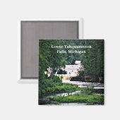 Aimant Parc d'état de Tahquamenon Falls Lower Falls, Mich (Recto/Verso)
