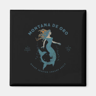 Aimant Parc d'état du Montana De Oro Los Osos Rétro M Vin