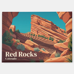 Aimant Parc et amphithéâtre de Red Rocks USA