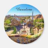 Aimant Parc Güell à Barcelone (Devant)