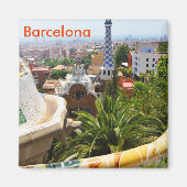 Aimant Parc Guell à Barcelone, Espagne (Devant)