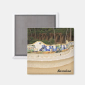 Aimant Parc Guell, Barcelone (Recto/Verso)