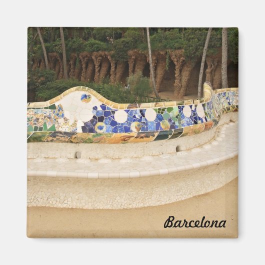 Aimant Parc Guell, Barcelone (Devant)