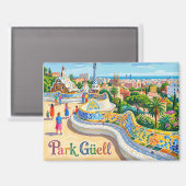 Aimant Parc Güell Espagne (Recto/Verso)