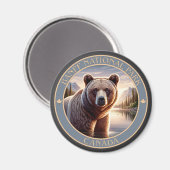 Aimant Parc national Banff Canada (Recto/Verso)