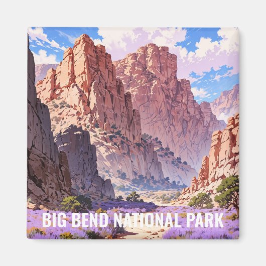 Aimant Parc national Big Bend (Devant)