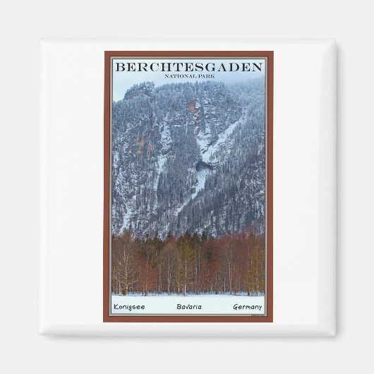 Aimant Parc national de Berchtesgaden - Hiver (Devant)