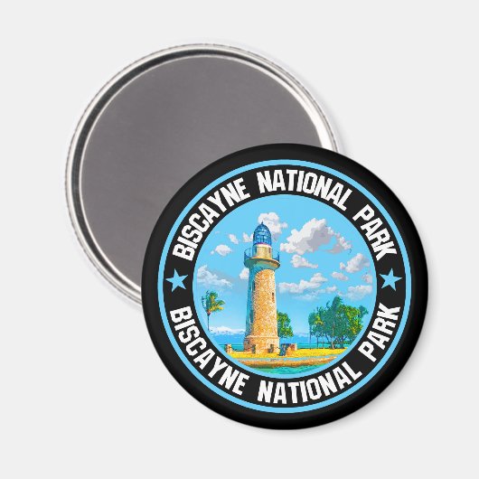 Aimant Parc national de Biscayne (Recto/Verso)