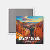 Aimant Parc national de Bryce Canyon Utah Sunset (Recto/Verso)