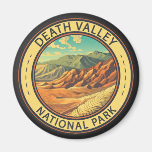 Aimant Parc national de Death Valley Art Vintage voyage