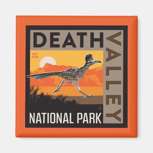 Aimant Parc national de Death Valley | Roadrunner (Devant)