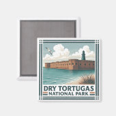 Aimant Parc national de Dry Tortugas (Recto/Verso)