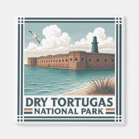 Aimant Parc national de Dry Tortugas (Devant)