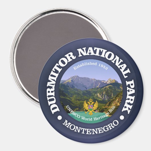 Aimant Parc national de Durmitor (Recto/Verso)