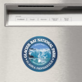 Aimant Parc national de Glacier Bay (couleur) (In Situ (Lave-vaisselle))