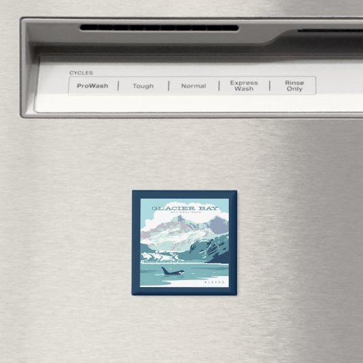 Aimant Parc national de Glacier Bay | Orca (In Situ (Lave-vaisselle))