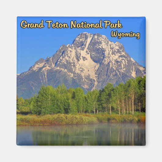 Aimant Parc national de Grand Teton Wyoming (Devant)