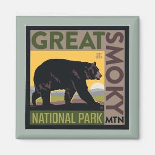 Aimant Parc national de Great Smoky Mountain Ours