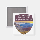 Aimant Parc national de Haleakala Hawaii Volcano Souvenir (Recto/Verso)