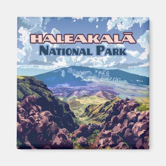 Aimant Parc national de Haleakala Maui Volcano Hawaii (Devant)