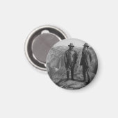 Aimant Parc national de John Muir Teddy Roosevelt Yosemit (Recto/Verso)