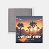 Aimant Parc national de Joshua Tree Californie (Recto/Verso)
