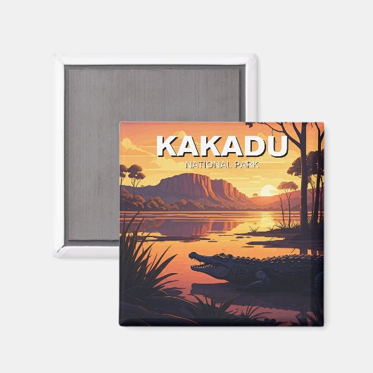 Aimant Parc national de Kakadu Australie (Recto/Verso)