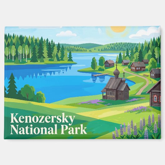 Aimant Parc national de Kenozersky Russie (Recto)