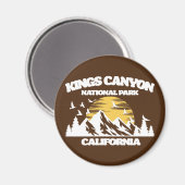 Aimant Parc national de Kings Canyon (Recto/Verso)